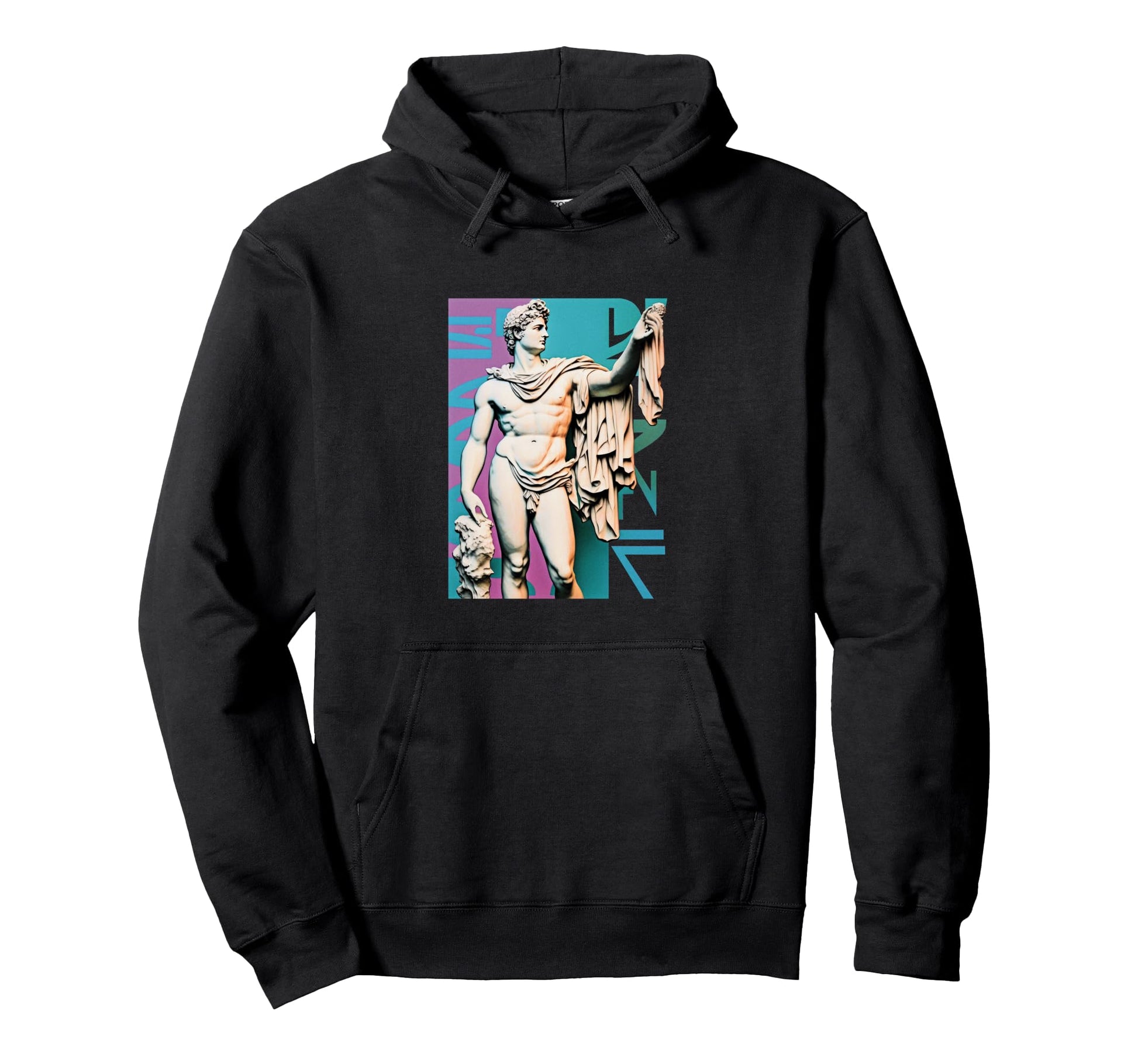 Apollo Vaporwave Aesthetic Greek Gods Hoodie - Minimalist Print Unisex - T-Shirt, Sweatshirt, Hoodie