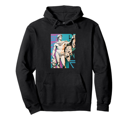 Apollo Vaporwave Aesthetic Greek Gods Hoodie - Minimalist Print Unisex - T-Shirt, Sweatshirt, Hoodie