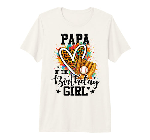 Papa Birthday Baseball Colorful T-Shirt - Graphic Print for Adults - T-Shirt, Sweatshirt, Hoodie