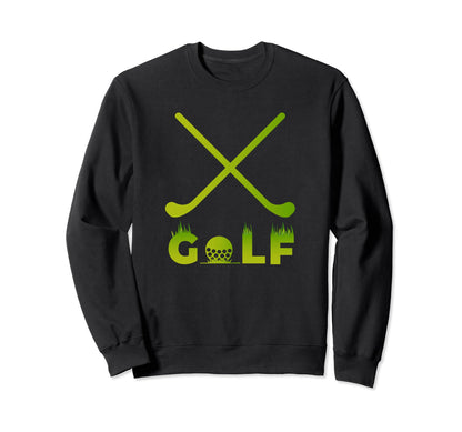 Funny Golf Golfing Gift Golfer Sweatshirt - Minimalist Print for Adults - T-Shirt, Sweatshirt, Hoodie