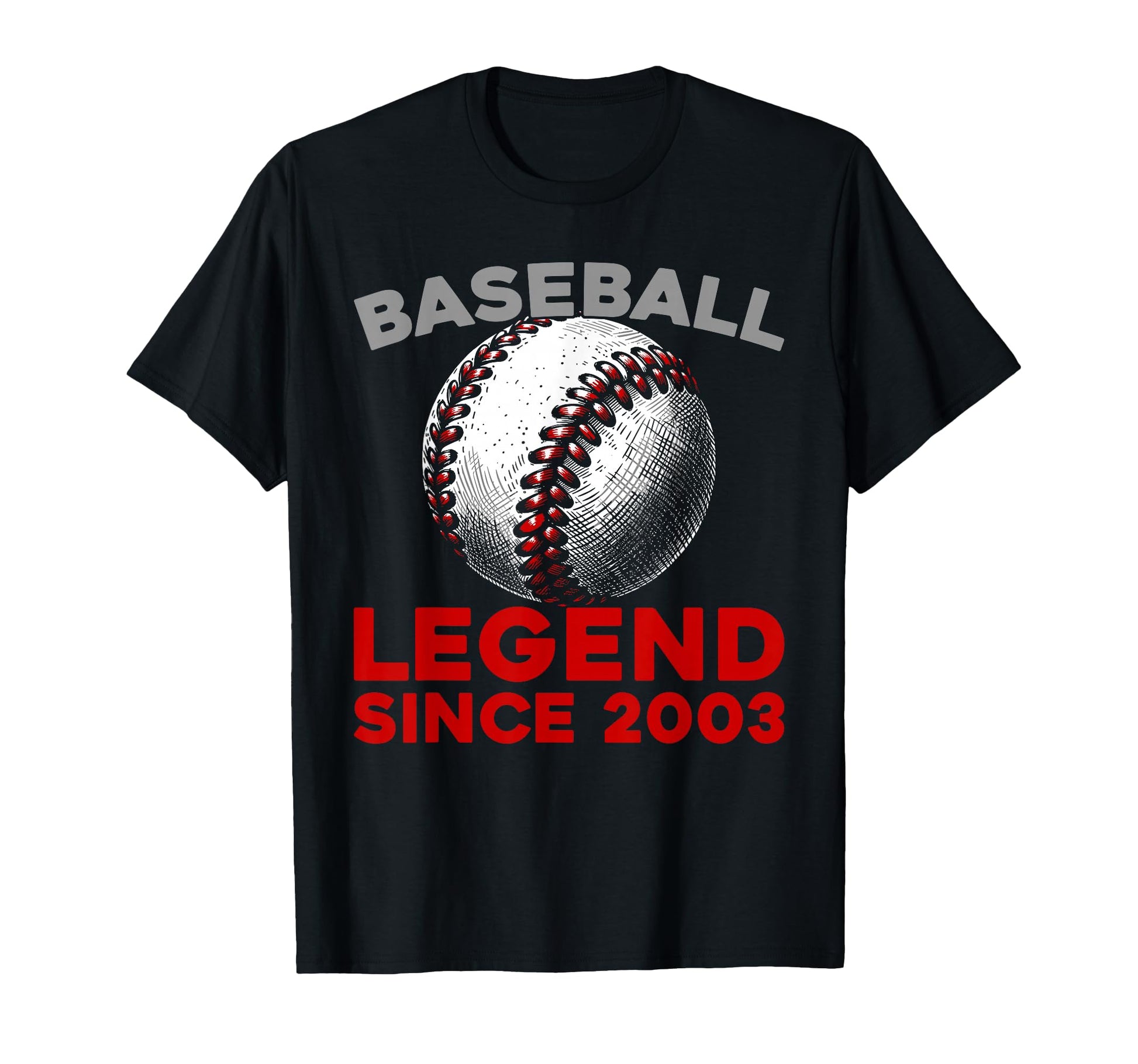 Born 2003 Baseballer Team Sport Player T-Shirt - Trendy Graphic Men Women - T-Shirt, Sweatshirt, Hoodie