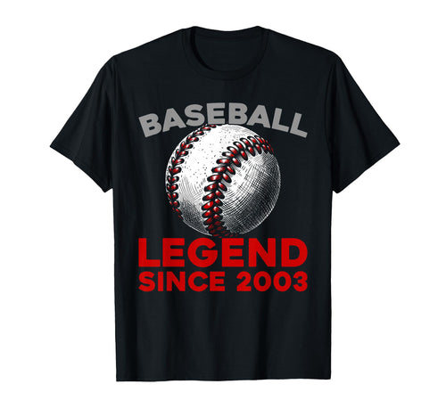 Born 2003 Baseballer Team Sport Player T-Shirt - Trendy Graphic Men Women - T-Shirt, Sweatshirt, Hoodie