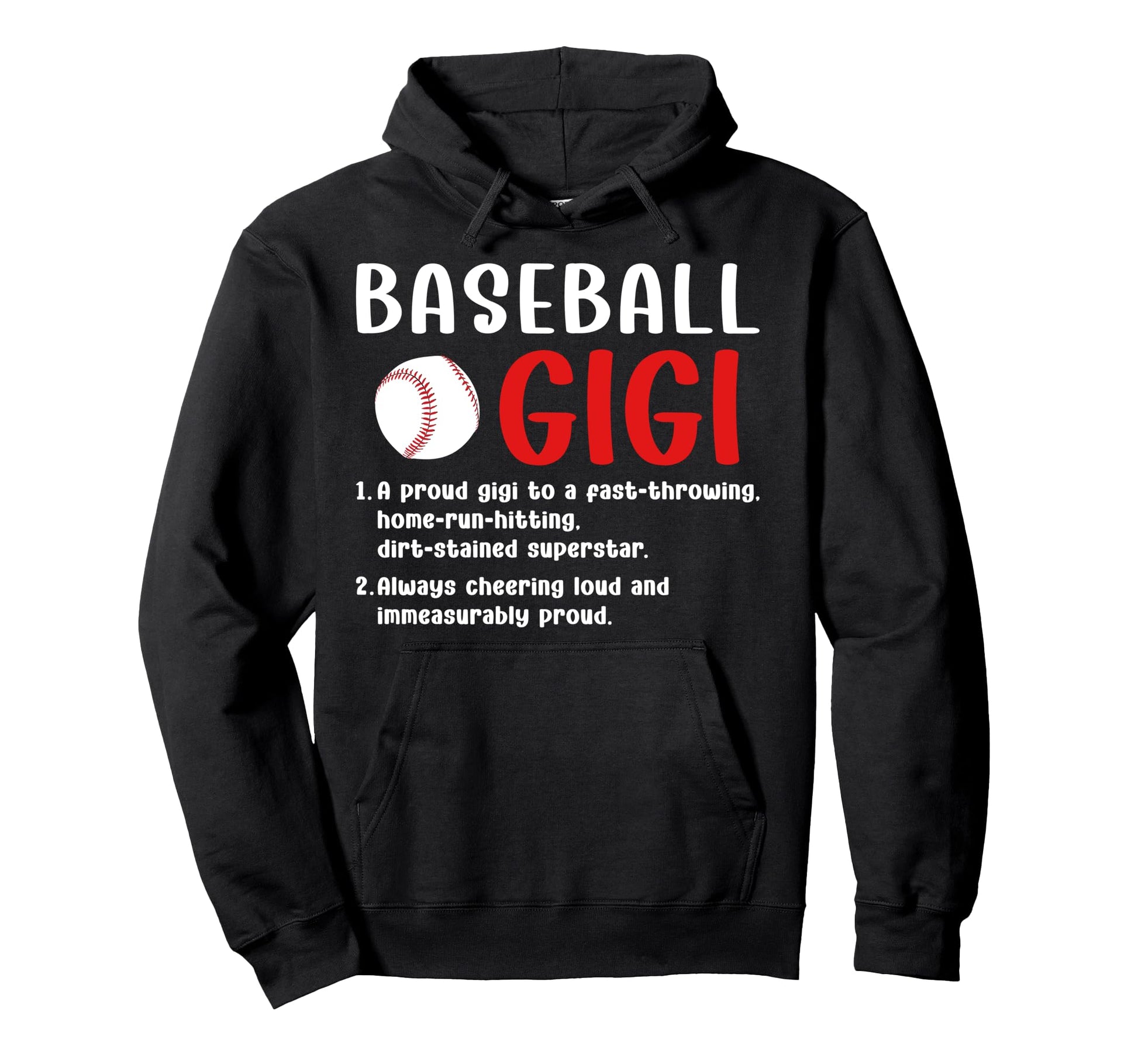 Baseball Gigi Definition Gigi Baseball Hoodie - Custom Art Print Men Women - T-Shirt, Sweatshirt, Hoodie