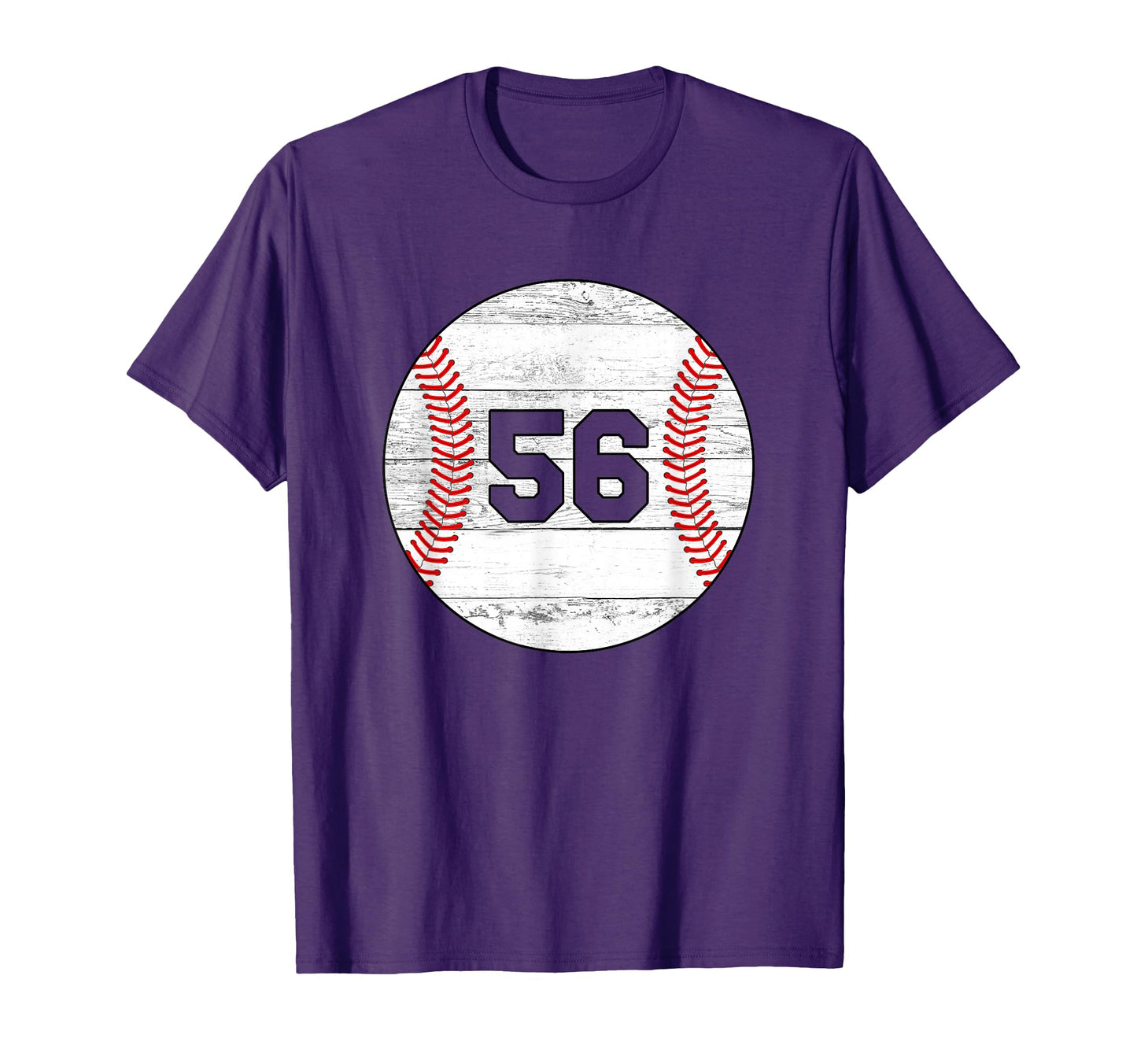 Weathered Baseball 56 Hoodie - Streetwear Style Men Women - T-Shirt, Sweatshirt, Hoodie