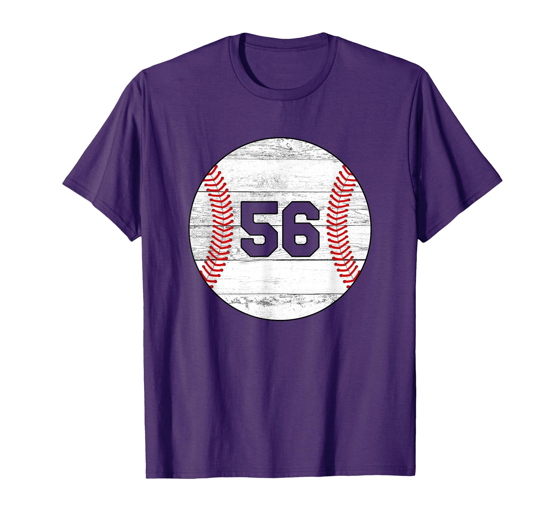 Weathered Baseball 56 Hoodie - Streetwear Style Men Women - T-Shirt, Sweatshirt, Hoodie