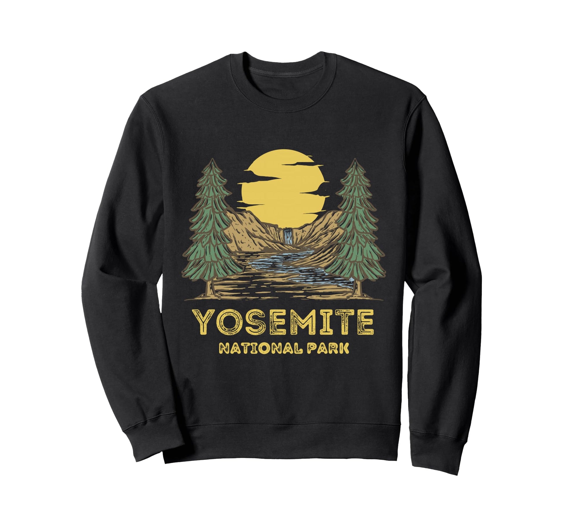 Yosemite National Park California Sweatshirt - Graphic Print Unisex - T-Shirt, Sweatshirt, Hoodie