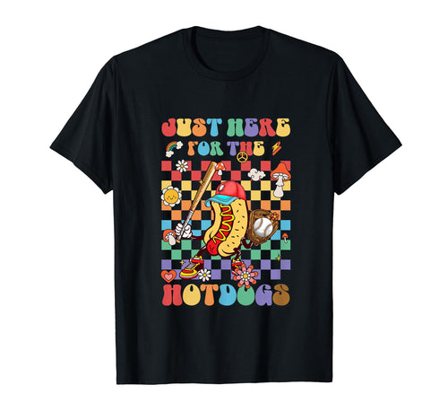Just Here Hotdogs Baseball Mom Sport T-Shirt - Streetwear Style for Adults - T-Shirt, Sweatshirt, Hoodie