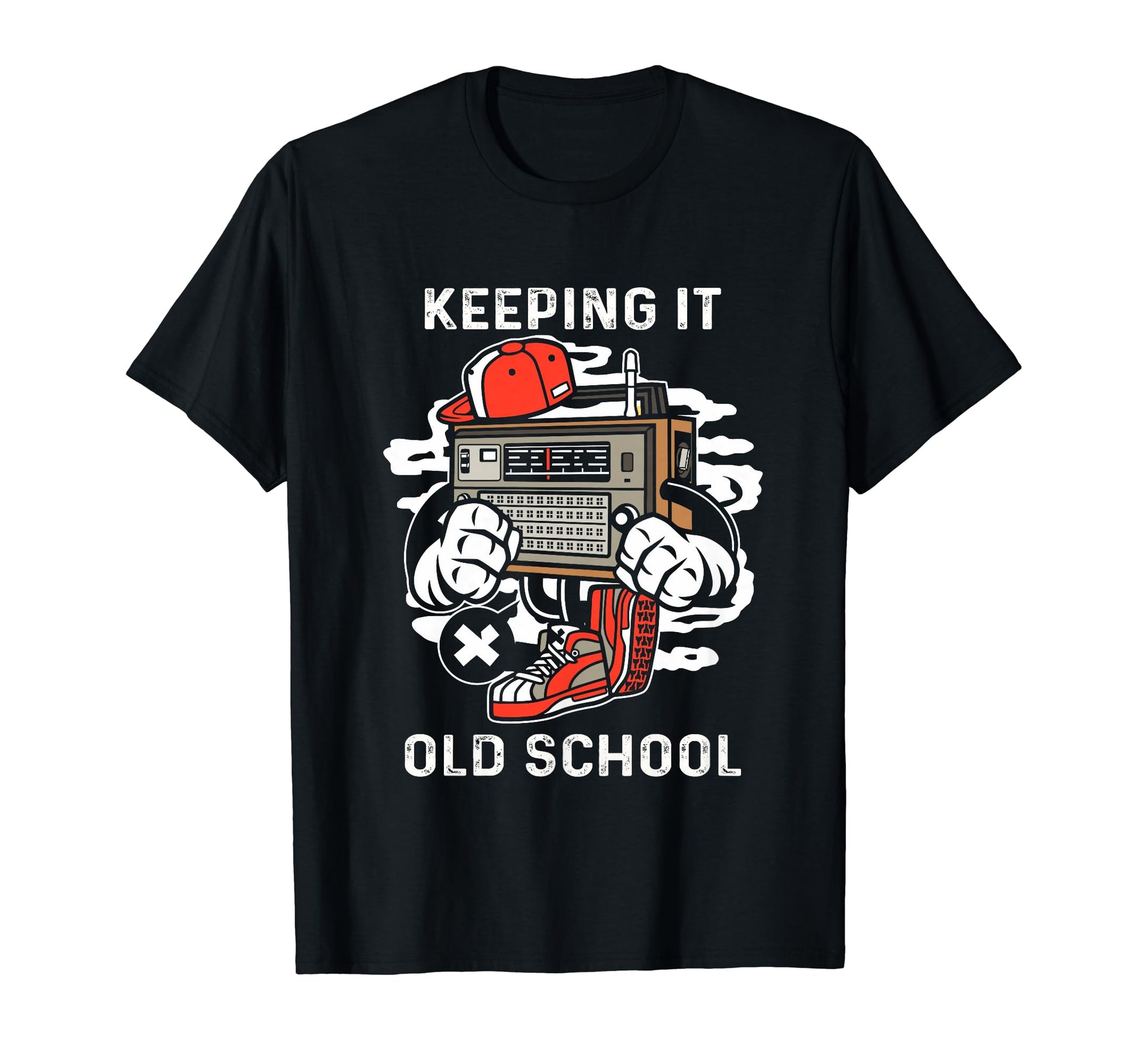 Keeping It Old School Hip Hop Music T-Shirt - Trendy Graphic Men Women - T-Shirt, Sweatshirt, Hoodie