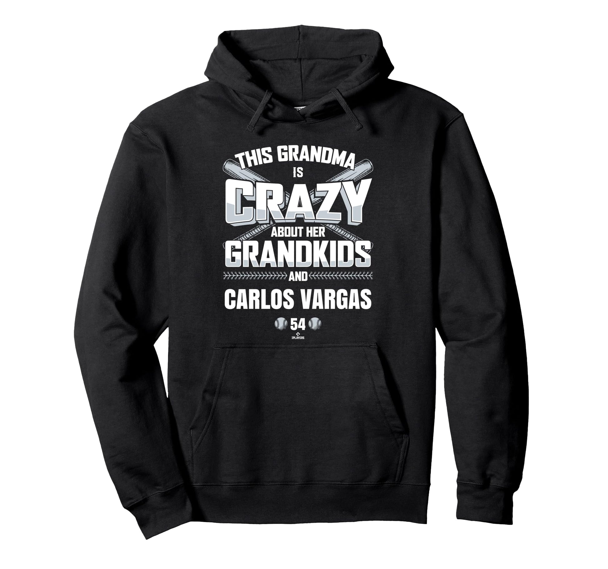 Grandma Crazy Carlos Vargas Hoodie - Casual Everyday Wear Men Women - T-Shirt, Sweatshirt, Hoodie