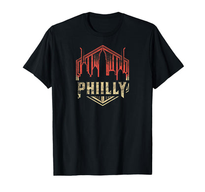 Philly Grit 90S Grunge Urbandecay Mens T-Shirt - Unique Graphic Men Women - T-Shirt, Sweatshirt, Hoodie