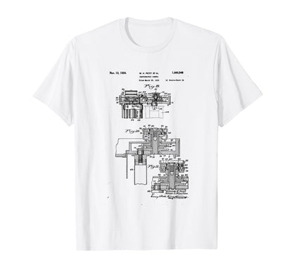 Camera Photographic Patent 1934 Drawing T-Shirt - Streetwear Style Unisex - T-Shirt, Sweatshirt, Hoodie