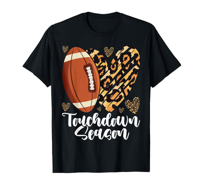 Touchdown Season Leopard Game Day T-Shirt - Custom Art Print Men Women - T-Shirt, Sweatshirt, Hoodie