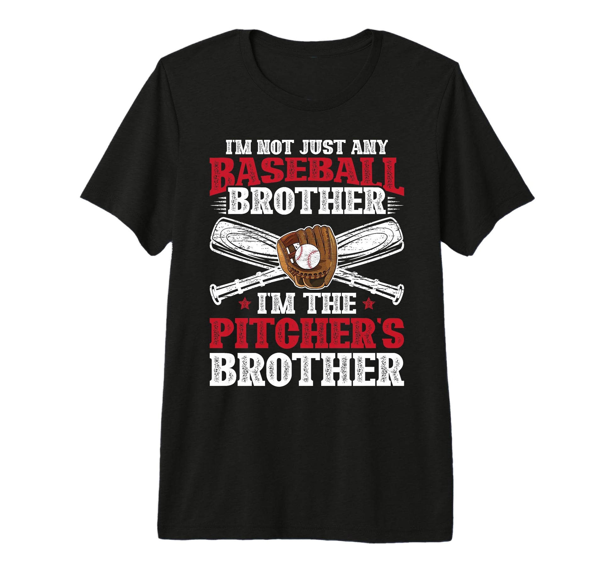 Im Baseball Pitcher Brother Baseball T-Shirt - Aesthetic Graphic Unisex - T-Shirt, Sweatshirt, Hoodie