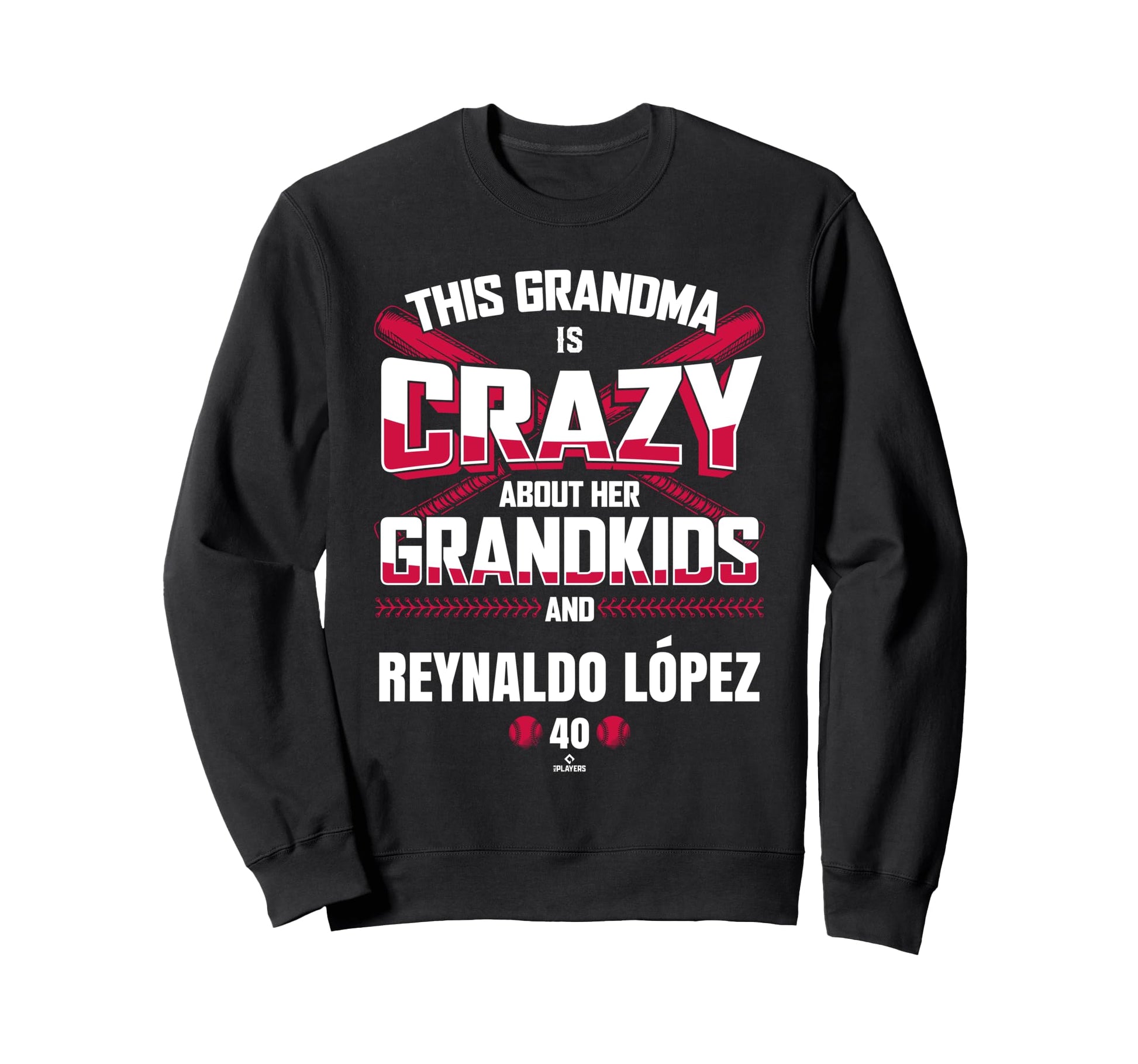 Grandma Crazy Reynaldo L Pez Sweatshirt - Minimalist Print for Adults - T-Shirt, Sweatshirt, Hoodie