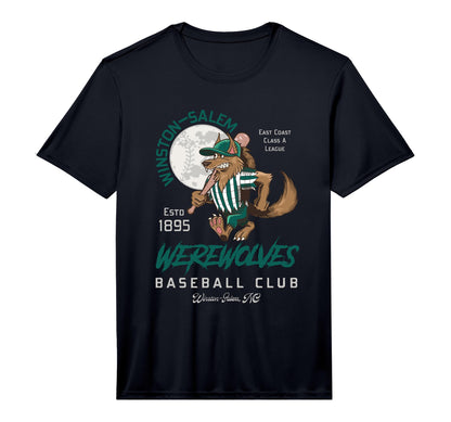 Winston Salem Werewolves Minor League T-Shirt - Novelty Apparel for Adults - T-Shirt, Sweatshirt, Hoodie