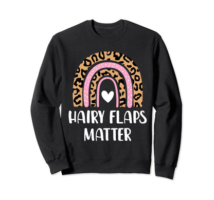 Hairy Flaps Matter Boho Leopard Sweatshirt - Novelty Apparel Men Women - T-Shirt, Sweatshirt, Hoodie