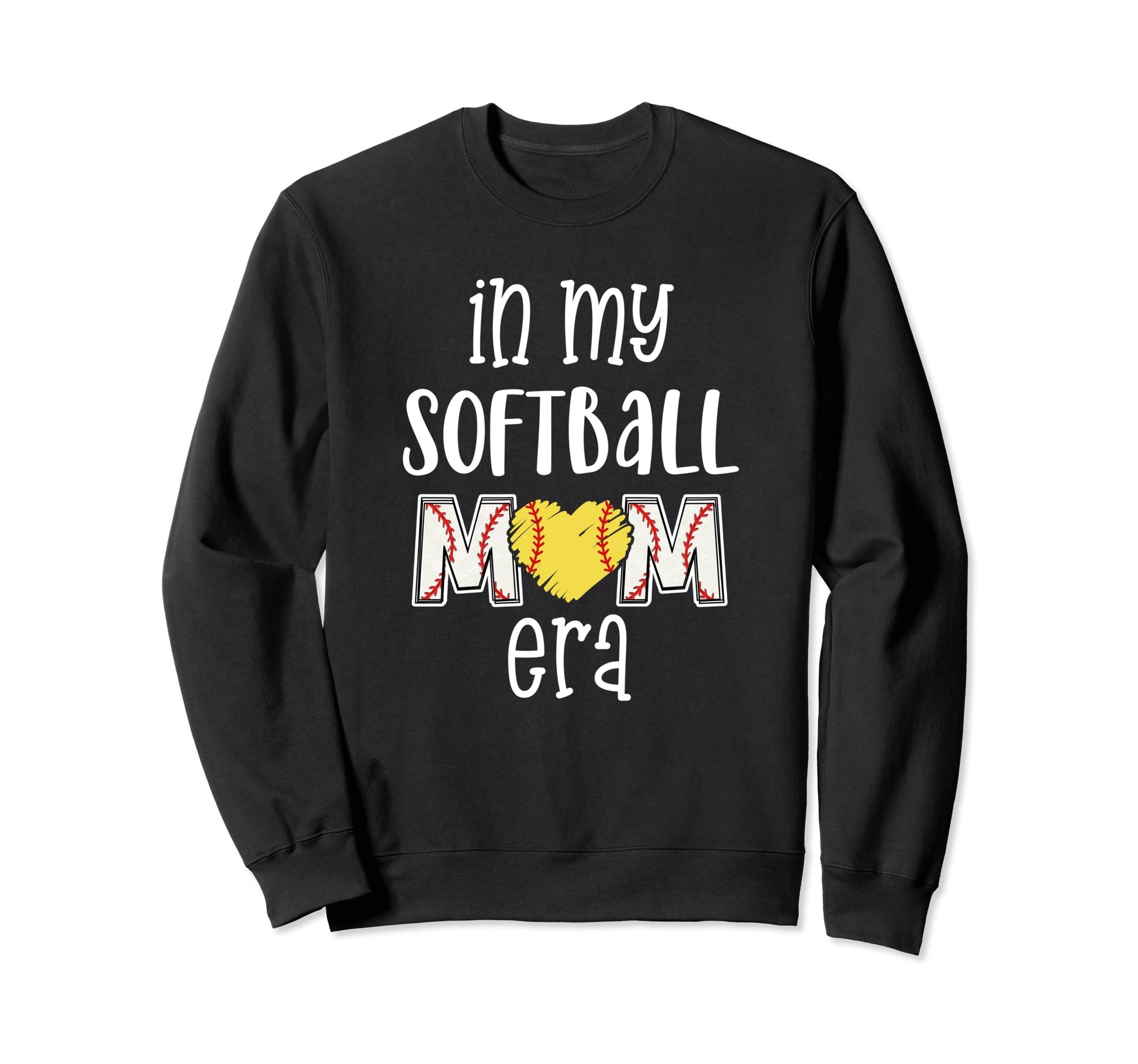 My Softball Mom Era Proud Sweatshirt - Streetwear Style for Adults - T-Shirt, Sweatshirt, Hoodie