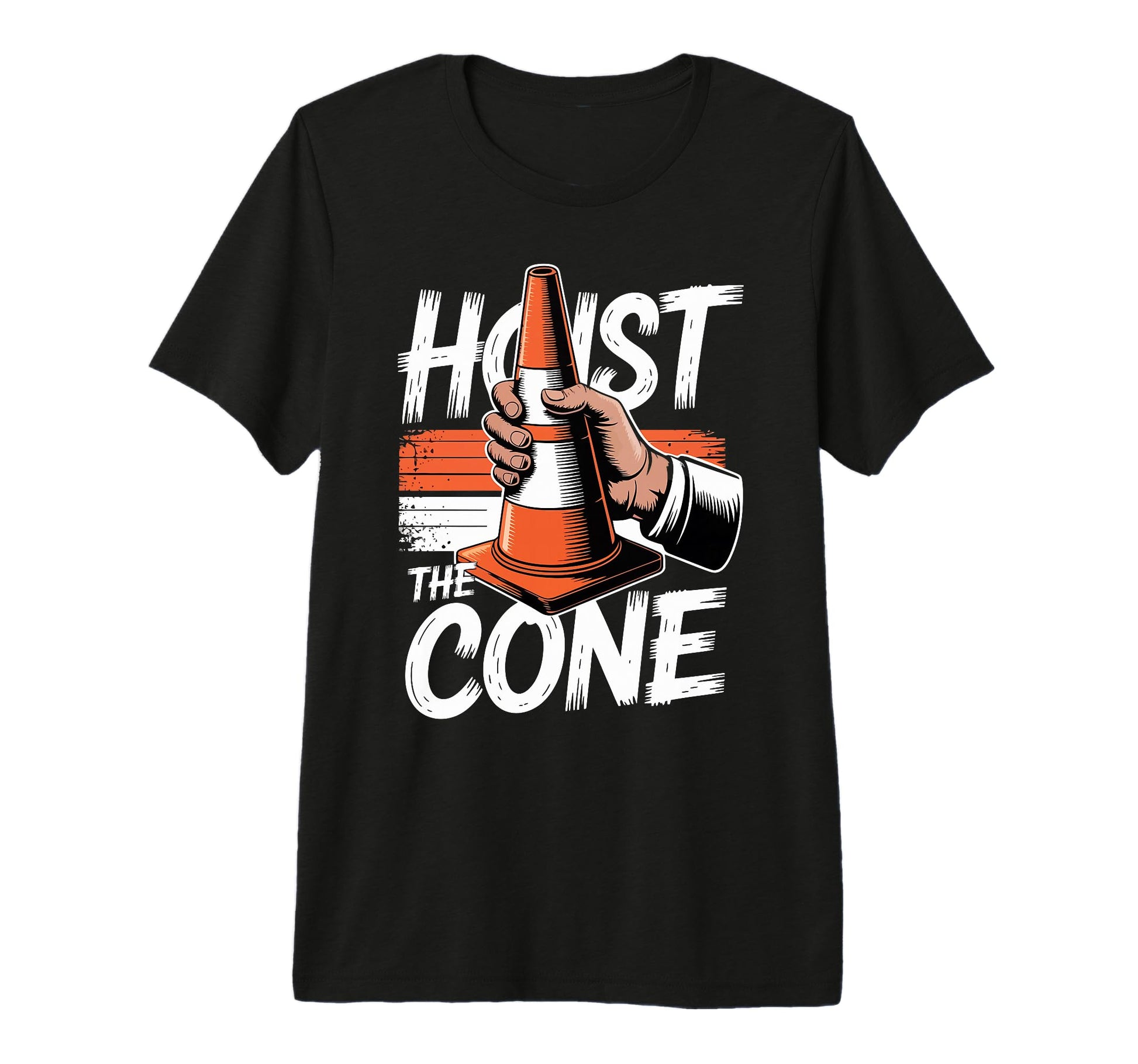 Hoist Cone Funny Baseball Tri Blend T-Shirt - Novelty Apparel Unisex - T-Shirt, Sweatshirt, Hoodie