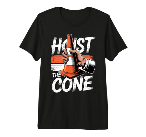 Hoist Cone Funny Baseball Tri Blend T-Shirt - Novelty Apparel Unisex - T-Shirt, Sweatshirt, Hoodie