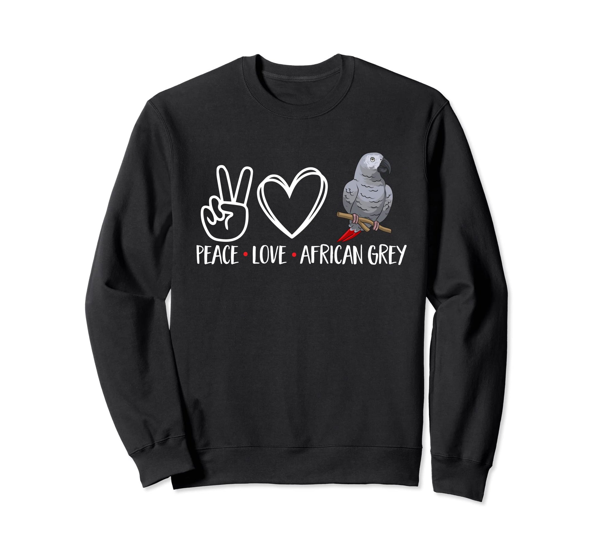 Congo African Grey Parrot Accessories T-Shirt - Custom Art Print Men Women - T-Shirt, Sweatshirt, Hoodie