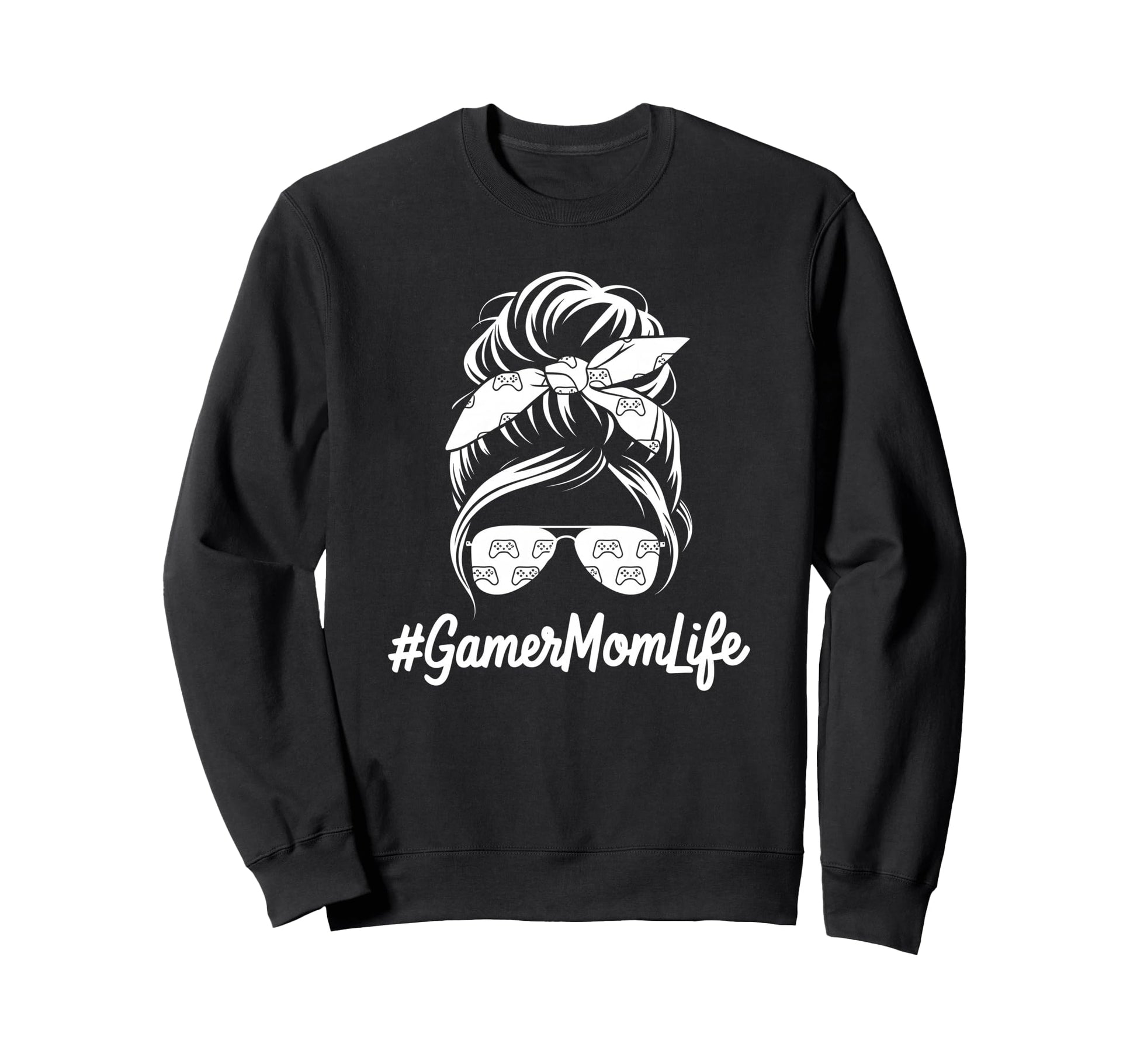 Gamer Mom Life Mothers Day Video Sweatshirt - Aesthetic Graphic Unisex - T-Shirt, Sweatshirt, Hoodie