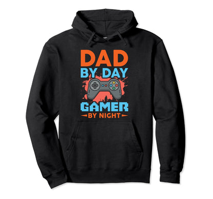 Dad Day Gamer Night Video Gaming Gift Hoodie - Aesthetic Graphic Men Women - T-Shirt, Sweatshirt, Hoodie