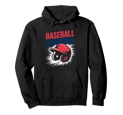 Baseball Grandma Hoodie - Casual Everyday Wear for Adults - T-Shirt, Sweatshirt, Hoodie