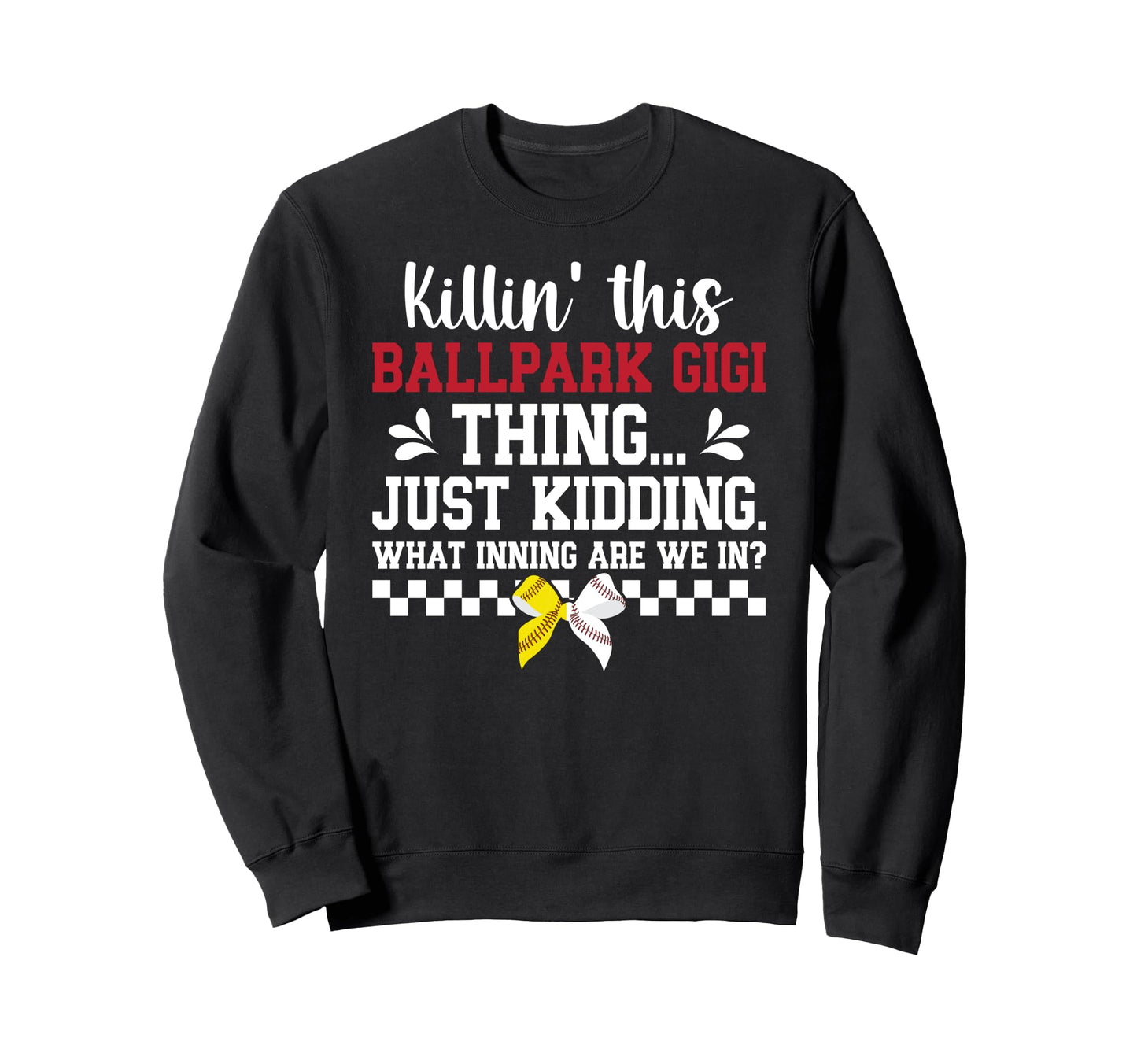 This Ballpark Gigi Thing Baseball Sweatshirt - Aesthetic Graphic Unisex - T-Shirt, Sweatshirt, Hoodie