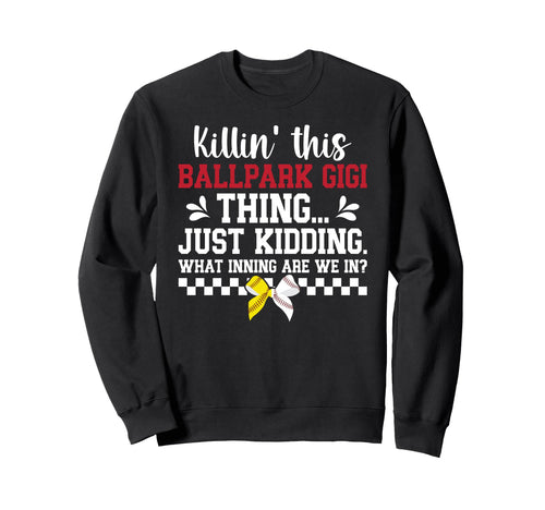 This Ballpark Gigi Thing Baseball Sweatshirt - Aesthetic Graphic Unisex - T-Shirt, Sweatshirt, Hoodie