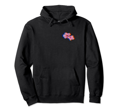 Aesthetic Vaporwave Flowers Hoodie - Casual Everyday Wear for Adults - T-Shirt, Sweatshirt, Hoodie