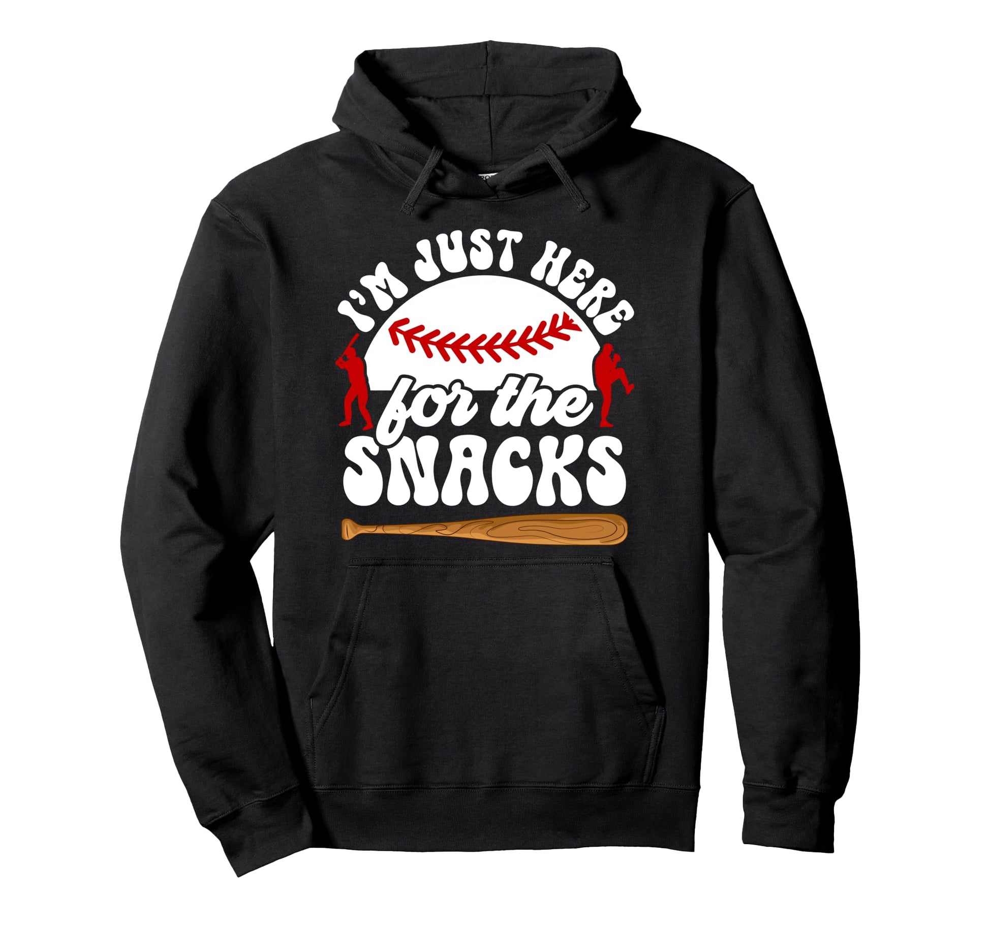 Baseball Brother Groovy Baseball Hoodie - Minimalist Print for Adults - T-Shirt, Sweatshirt, Hoodie