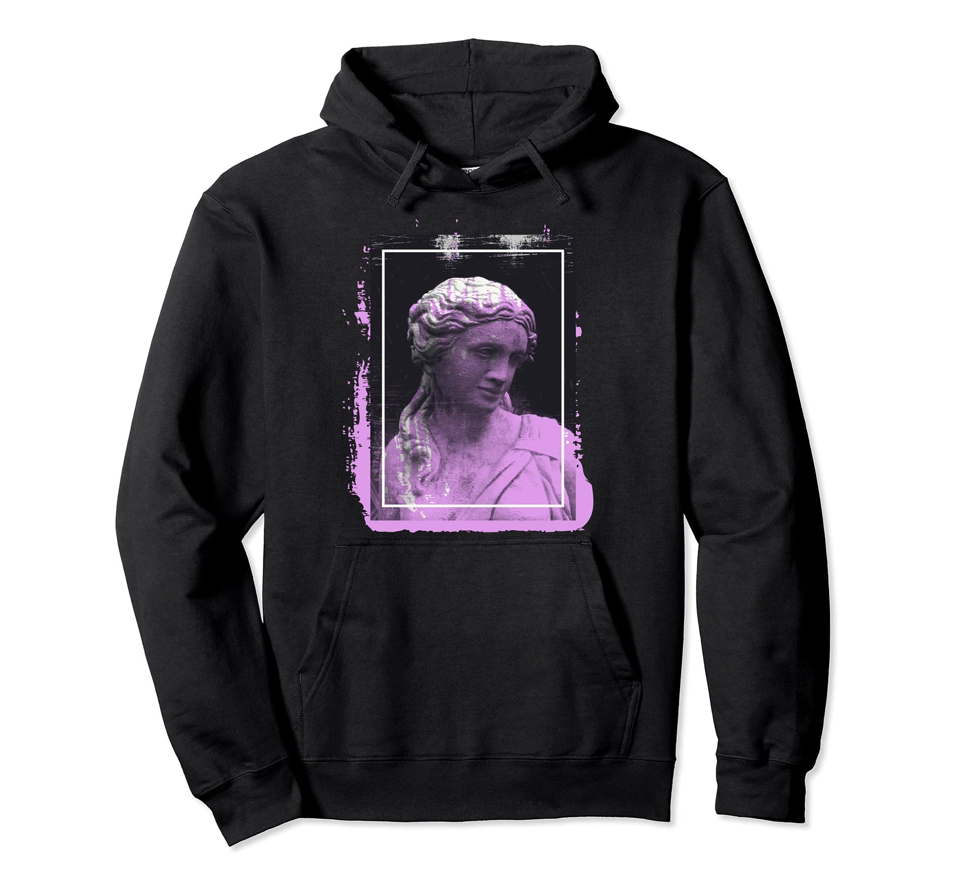 Vaporwave Aesthetic 80S 90S Statue Hoodie - Novelty Apparel Men Women - T-Shirt, Sweatshirt, Hoodie