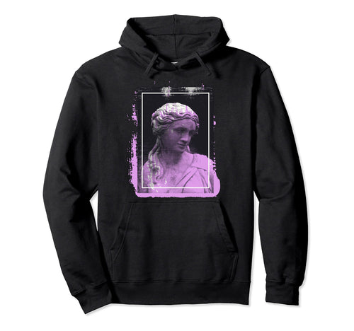 Vaporwave Aesthetic 80S 90S Statue Hoodie - Novelty Apparel Men Women - T-Shirt, Sweatshirt, Hoodie