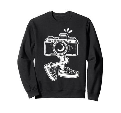 Funny Camera Costume Photographer Sweatshirt - Custom Art Print Unisex - T-Shirt, Sweatshirt, Hoodie