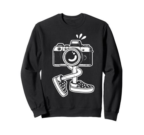Funny Camera Costume Photographer Sweatshirt - Custom Art Print Unisex - T-Shirt, Sweatshirt, Hoodie