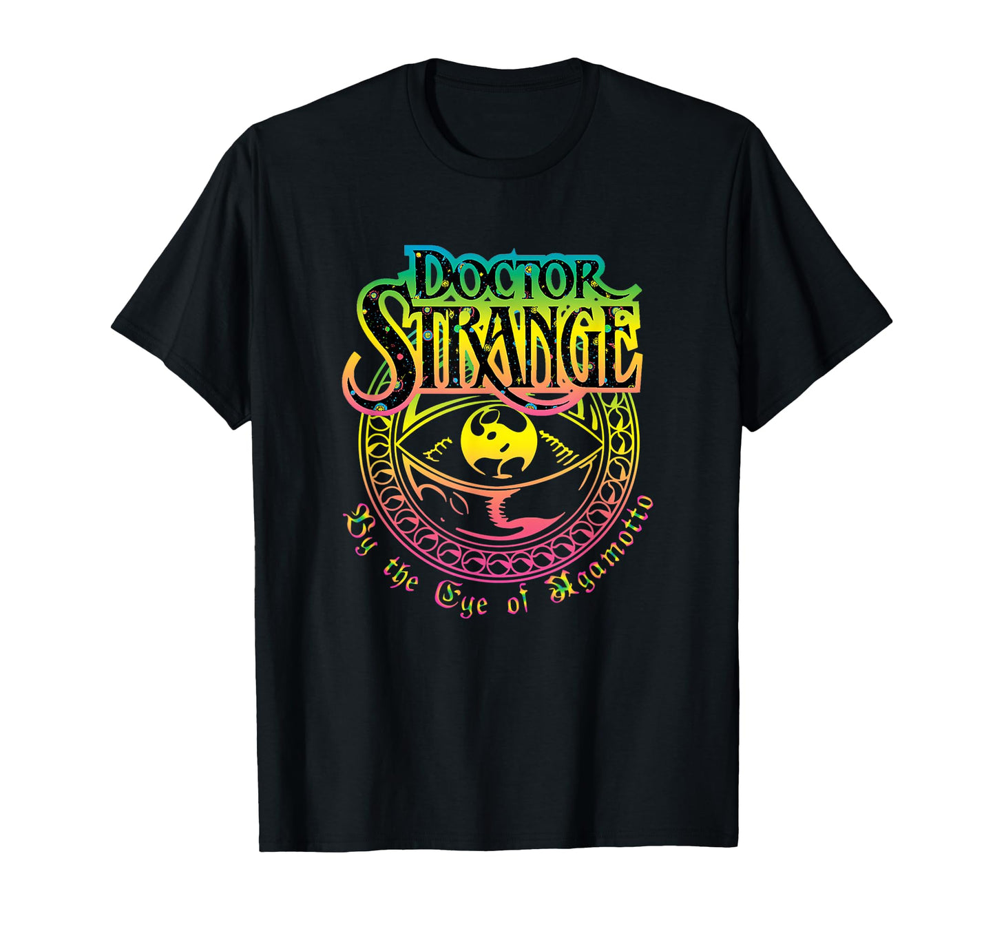 Marvel Comics Doctor Strange Rainbow T-Shirt - Novelty Apparel for Adults - T-Shirt, Sweatshirt, Hoodie