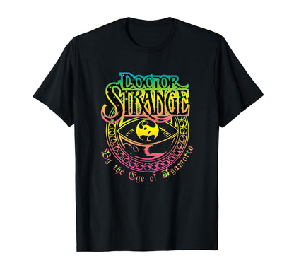 Marvel Comics Doctor Strange Rainbow T-Shirt - Novelty Apparel for Adults - T-Shirt, Sweatshirt, Hoodie