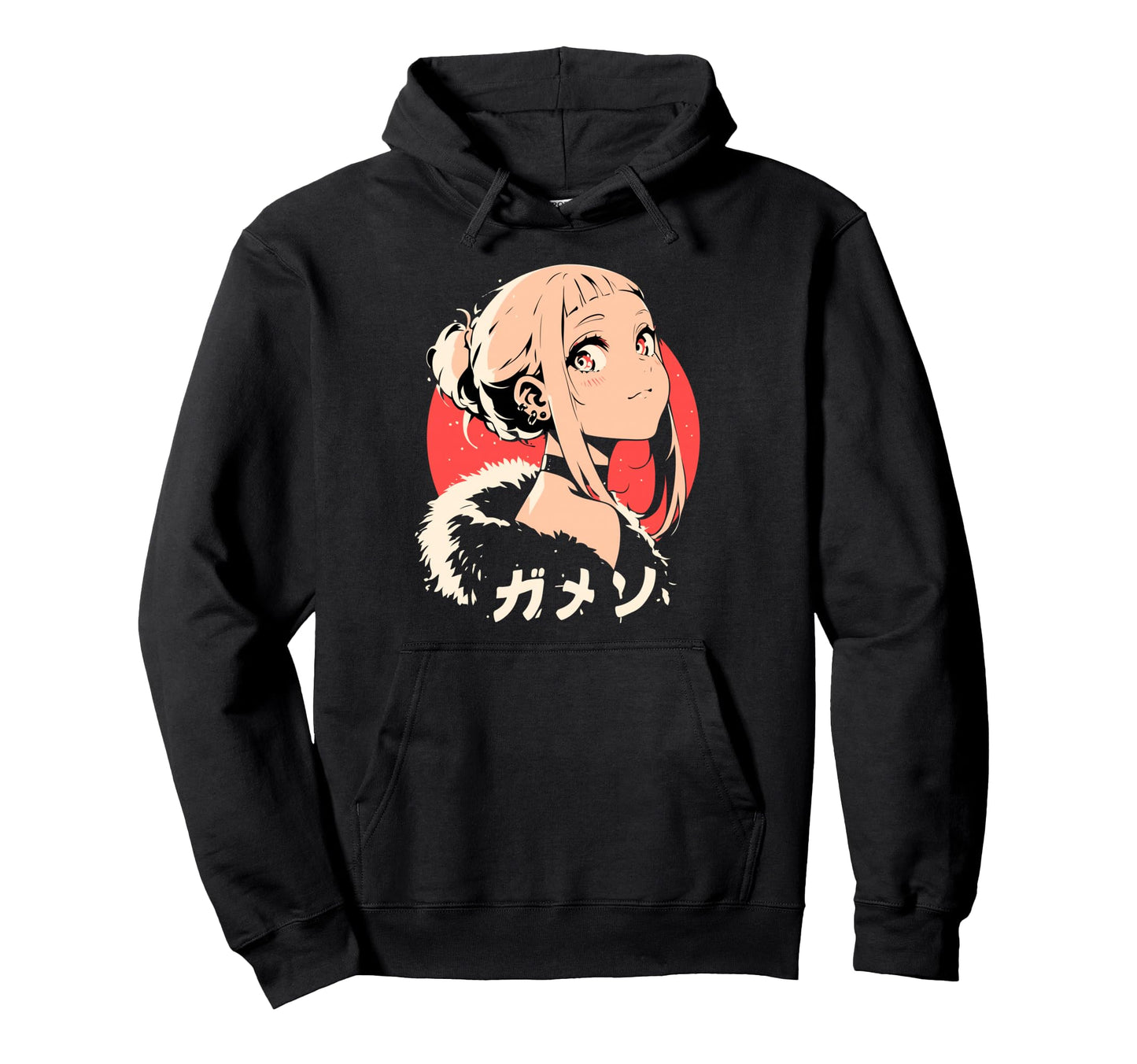 Goth Grunge Demon Anime Waifu Horror Alt Hoodie - Custom Art Print Unisex - T-Shirt, Sweatshirt, Hoodie