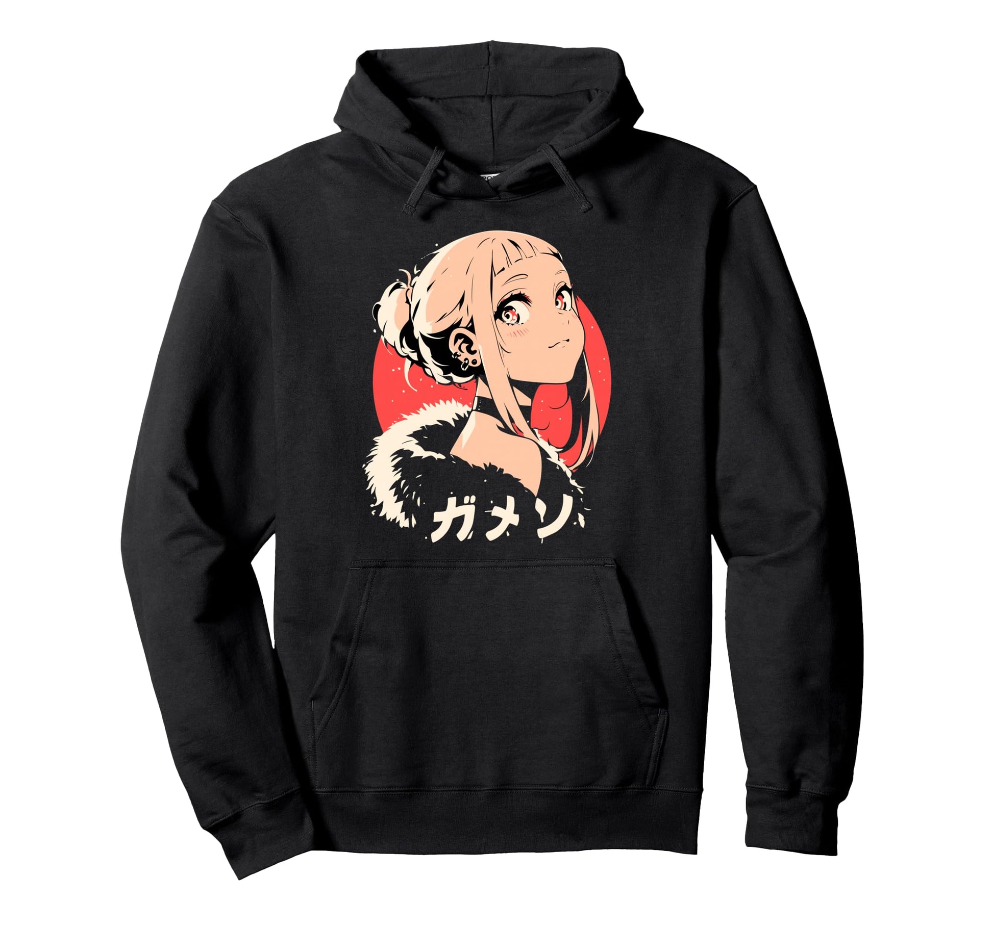 Goth Grunge Demon Anime Waifu Horror Alt Hoodie - Custom Art Print Unisex - T-Shirt, Sweatshirt, Hoodie
