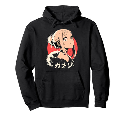 Goth Grunge Demon Anime Waifu Horror Alt Hoodie - Custom Art Print Unisex - T-Shirt, Sweatshirt, Hoodie