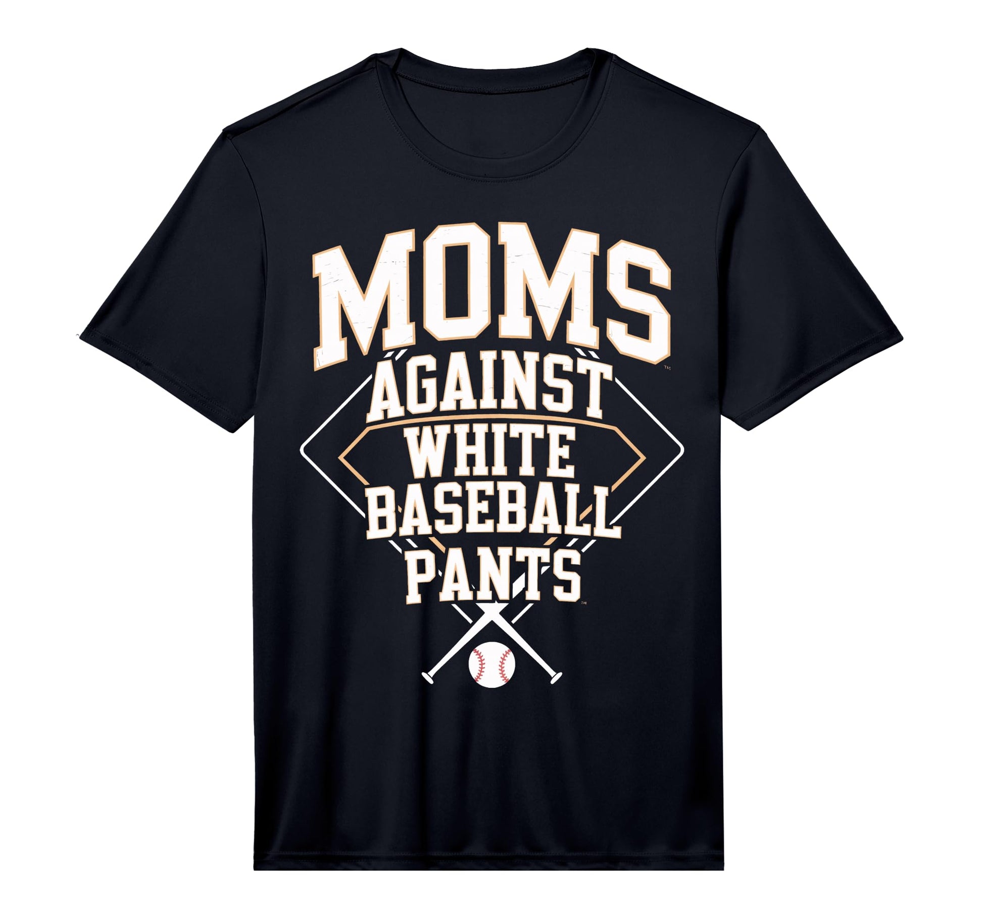 Baseball Moms Against White Baseball T-Shirt - Aesthetic Graphic Men Women - T-Shirt, Sweatshirt, Hoodie