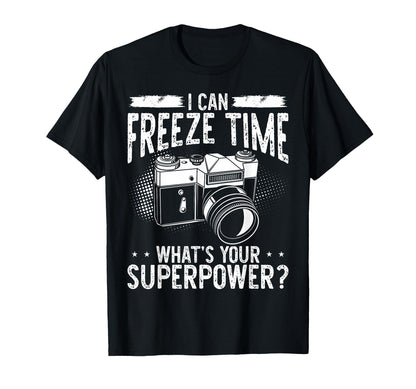Photo Camera Photographer Flash T-Shirt - Casual Everyday Wear Men Women - T-Shirt, Sweatshirt, Hoodie