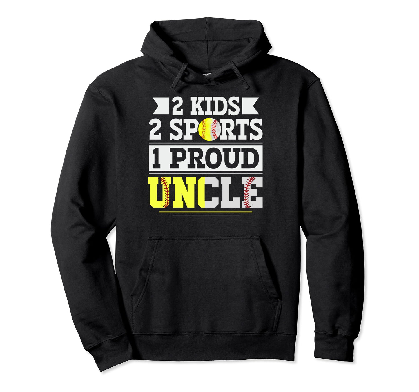 Uncle Both Baller Uncle Hoodie - Novelty Apparel Unisex - T-Shirt, Sweatshirt, Hoodie