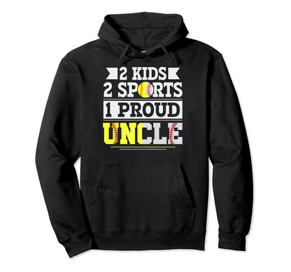 Uncle Both Baller Uncle Hoodie - Novelty Apparel Unisex - T-Shirt, Sweatshirt, Hoodie