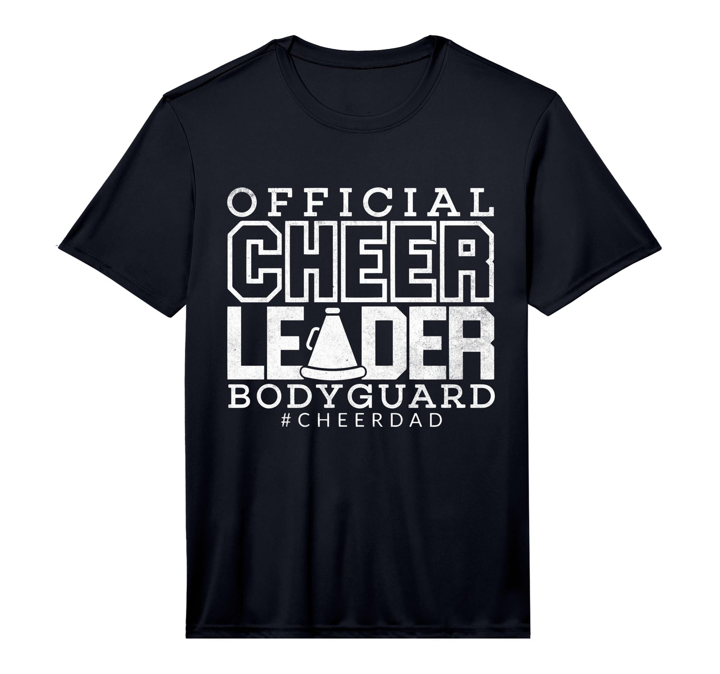 Cheer Dad Funny Papa Cheerleader T-Shirt - Minimalist Print Men Women - T-Shirt, Sweatshirt, Hoodie
