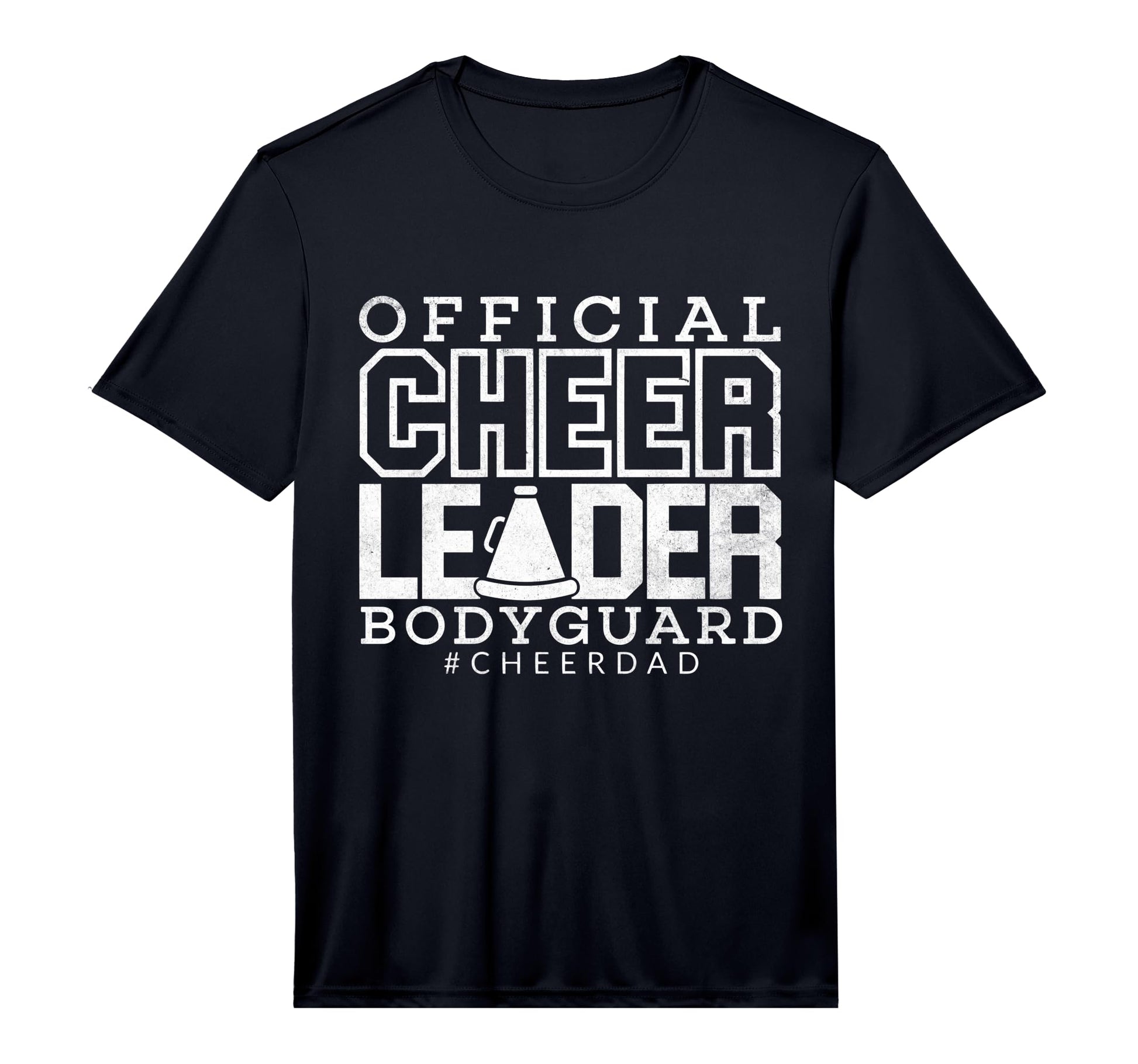 Cheer Dad Funny Papa Cheerleader T-Shirt - Minimalist Print Men Women - T-Shirt, Sweatshirt, Hoodie