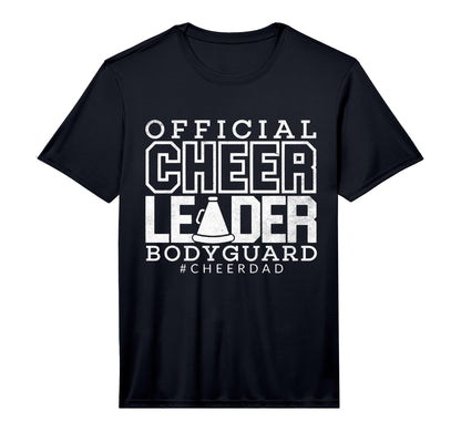Cheer Dad Funny Papa Cheerleader T-Shirt - Minimalist Print Men Women - T-Shirt, Sweatshirt, Hoodie