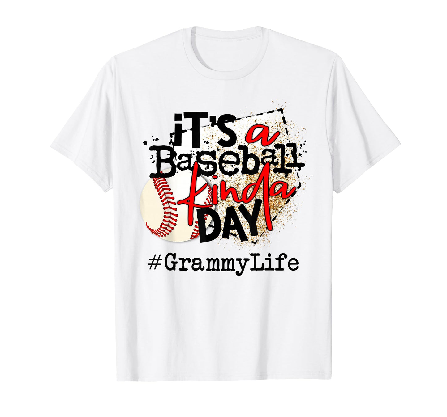 Its Baseball Kinda Day Baseball T-Shirt - Minimalist Print for Adults - T-Shirt, Sweatshirt, Hoodie