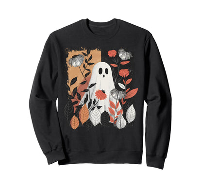 Ghost Spooky Scary Season Boho Sweatshirt - Novelty Apparel for Adults - T-Shirt, Sweatshirt, Hoodie