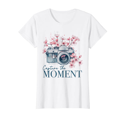 Photographer Capture Moment Camera T-Shirt - Fun Novelty Design Men Women - T-Shirt, Sweatshirt, Hoodie